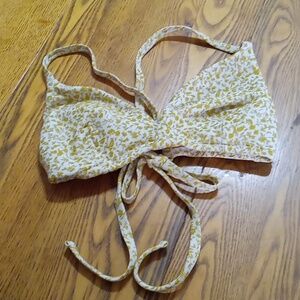 MADEWELL Womens Bikini TOP  NEW SMALLSwim Swimwear TRIANGLE Resort Vacation